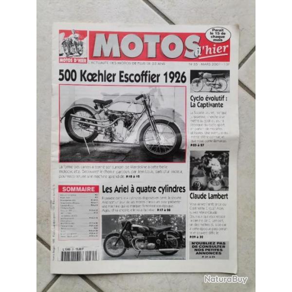 Motos d'hier l'actualit des motos de plus de 25 ans no 35