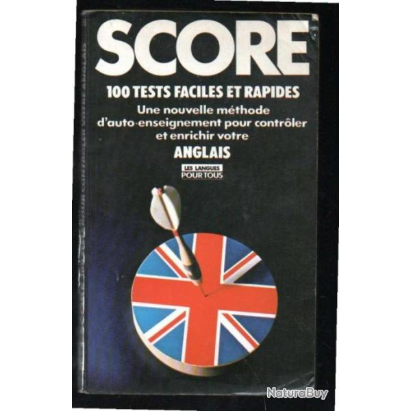 petit vocabulaire anglais 1964 et score 100 tests faciles et rapides presses pocket