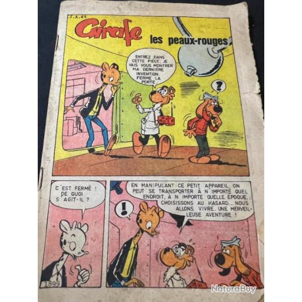 BD Girafe : les peaux rouges