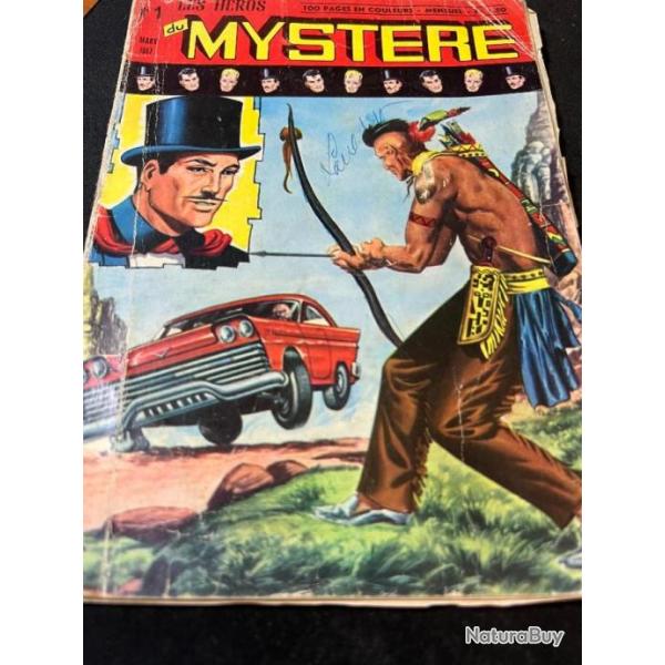 BD Les hros du Mystre No 1 de Mars 1967