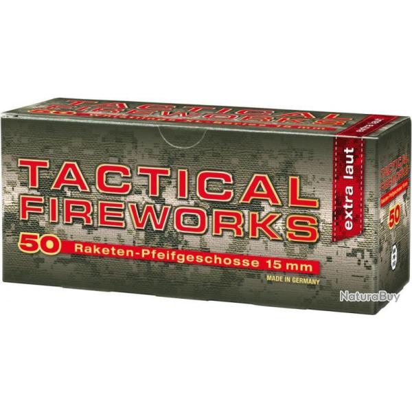 50 FUSEES SIFFLANTES cal.15mm par 50