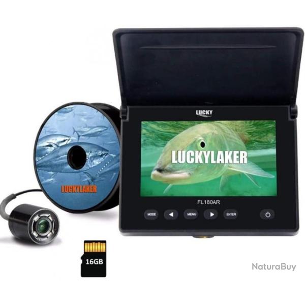 Cam�ra de P�che Sous Marine D�tecteur de Poisson Sous Marin Infrarouge LED Portable Sondeur