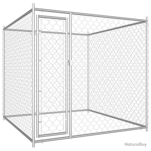 Chenil ext�rieur cage enclos parc animaux chien d'ext�rieur pour chiens 185 cm 02_0000342