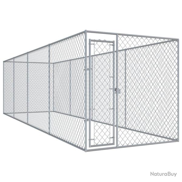 Chenil ext�rieur cage enclos parc animaux chien d'ext�rieur pour chiens 760 x 192 x 185 cm 02_00003
