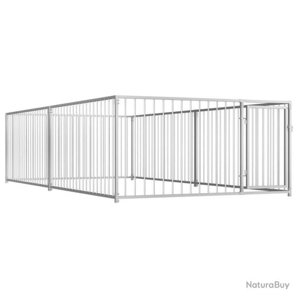 Chenil ext�rieur cage enclos parc animaux chien d'ext�rieur pour chiens 100 cm 02_0000345