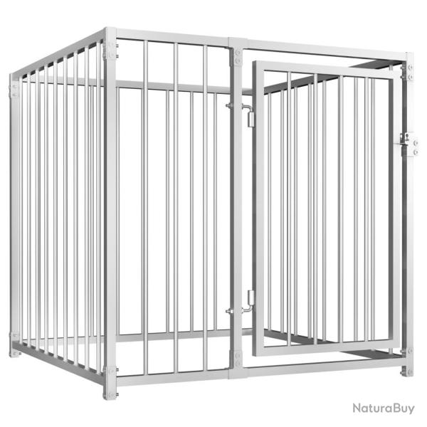 Chenil ext�rieur cage enclos parc animaux chien d'ext�rieur pour chiens 100 cm 02_0000337