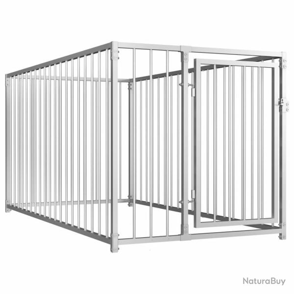 Chenil ext�rieur cage enclos parc animaux chien d'ext�rieur pour chiens 100 cm 02_0000338