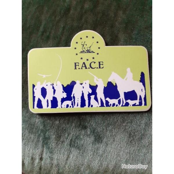1 autocollant  F.A.C.E neuf