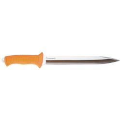 DAGUE BROWNING OMEGA ORANGE MANCHE POLYM&Egrave;RE LAME 24CM FOURREAU CUIR