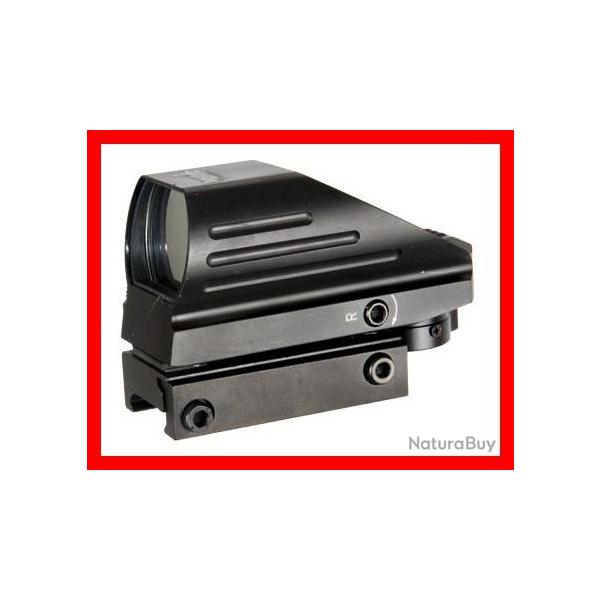 POINT ROUGE ET VERT 4 RETICULES