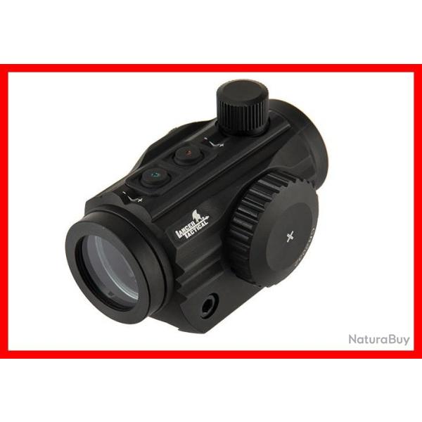 MICRO POINT ROUGE ET VERT REFLEX 1X30 MONTAGE RIS NOIR