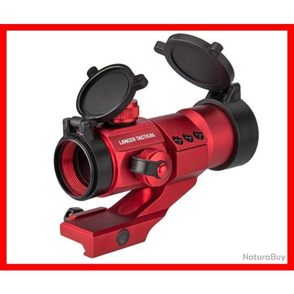 POINT ROUGE ET VERT AVEC MONTAGE CANTILEVER ROUGE