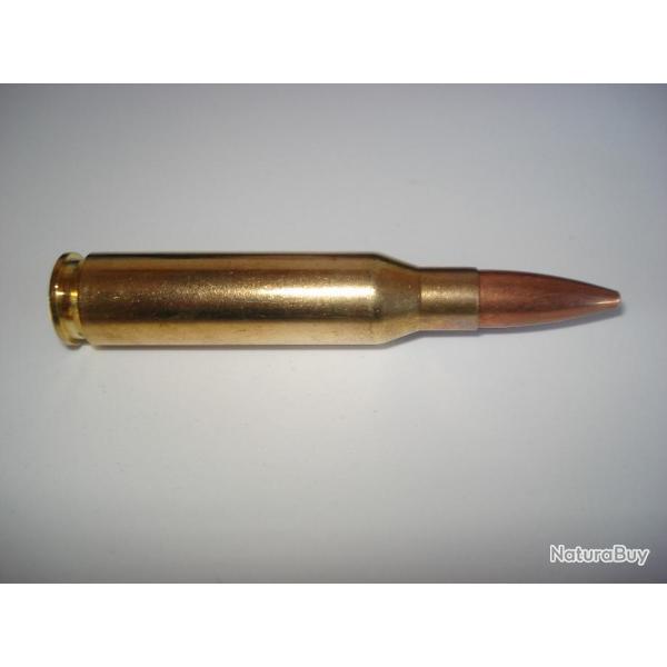 une cartouche de 7.08 remington , pour collection, ogive pointe creuse, de marque ppu