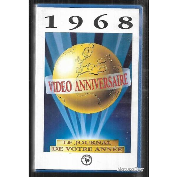 1968 vid�o anniversaire le journal de votre ann�e vhs