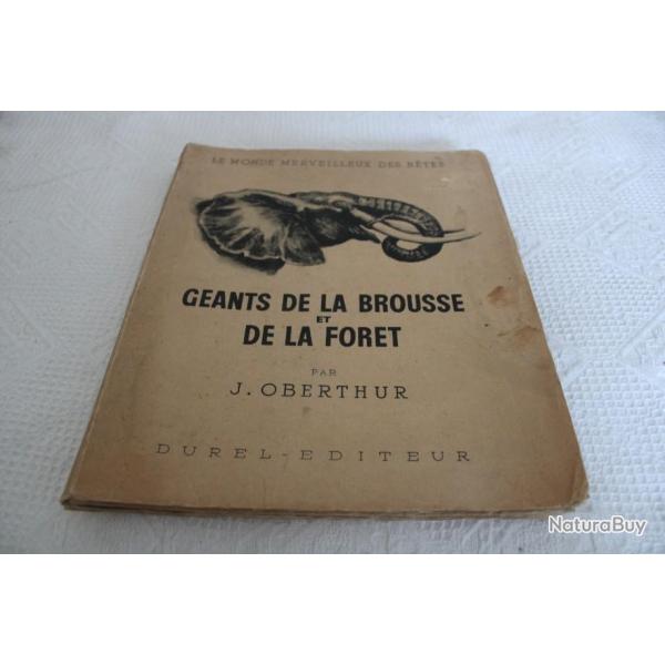 Geants de la brousse et de la foret par J. OBERTHUR