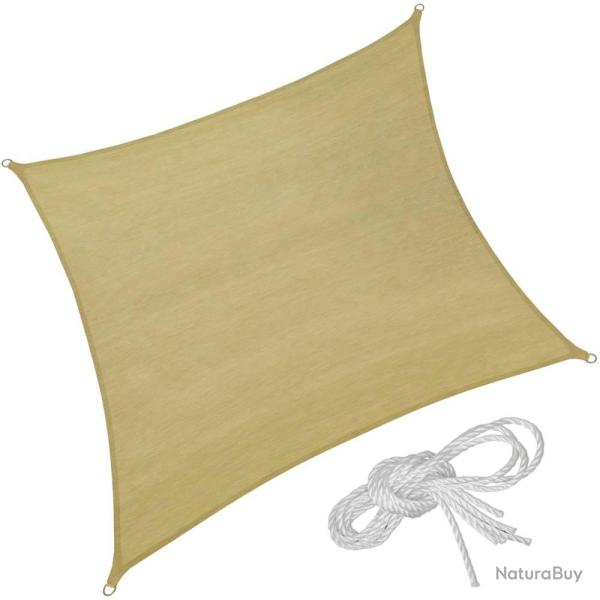 Voile d'ombrage taud de soleil 3 x 3 m mobilier de jardin 08_0000538