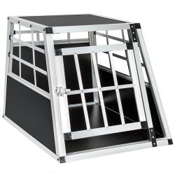 Cage de transport box caisse chien mobile aluminium single 08_0000507