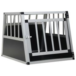 Cage pour chien avec une porte 54 x 69 x 50 cm noir 02_0000061