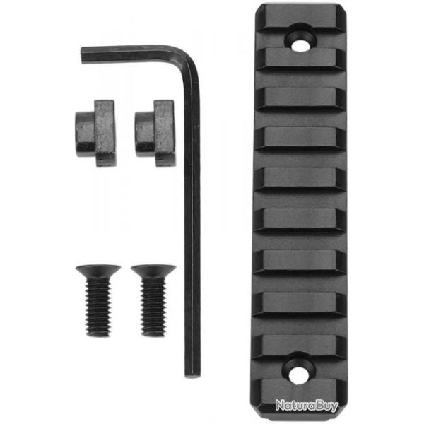 Rail  de 9 slots pour montage  M - LOOK   ( 9 emplacements )