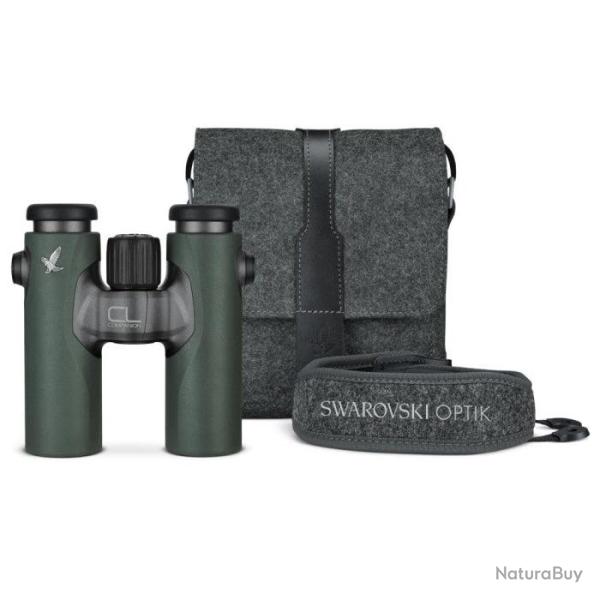 Pack Jumelles Swarovski Optik Cl Companion Northern Light - Vert / 10x30