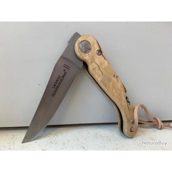 8096 COUTEAU CLAUDE DOZORME LE BAROUDEUR BOIS BOULEAU NEUF