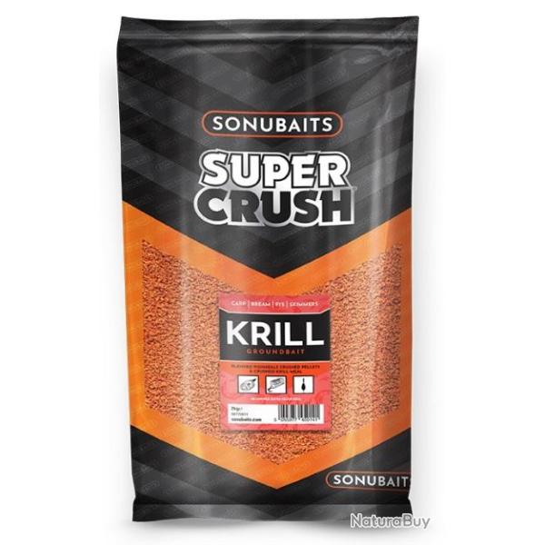 AMORCE SONUBAITS SUPERCRUSH GROUNDBAIT KRILL 2KG