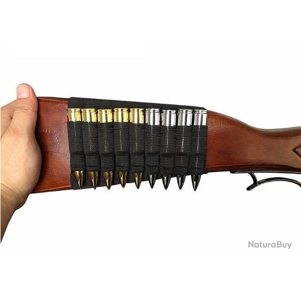 Cartouchi�re de crosse fusil 9 cartouches Nylon.