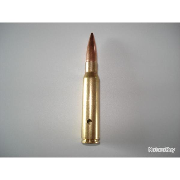 une cartouche de 7,5x54 mas pour collection, neutralise, perce, percute, ogive blinde
