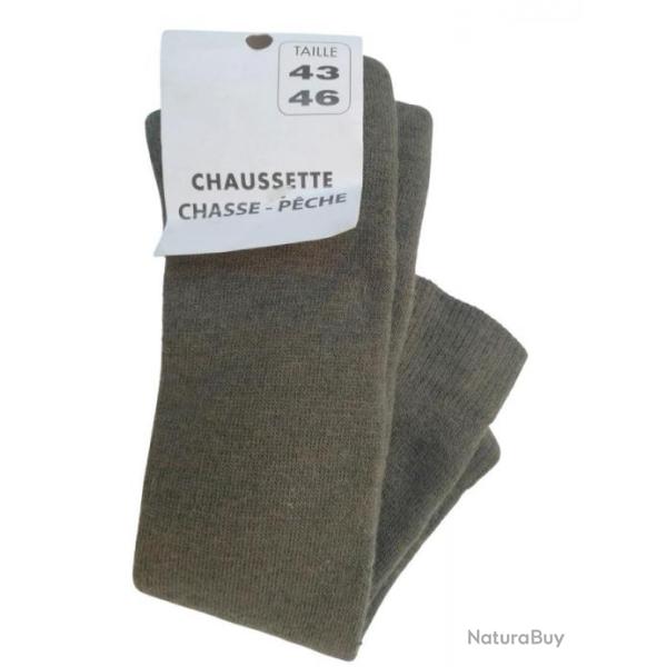 Paire de chaussettes kaki - Pointure 43/46