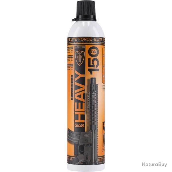 Bombe gaz 560ml elite force heavy gas maintenance 150 PSI (Huile silicone)