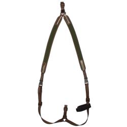 Bretelles en n&eacute;opr&egrave;ne OLIVE type ''SAC &Agrave; DOS'' pour carabine - Niggeloh