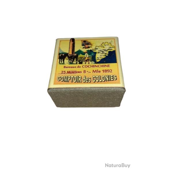 8 mm 1892 ou 8mm Lebel: Reproduction boite munitions (vide) CoCo 9007507