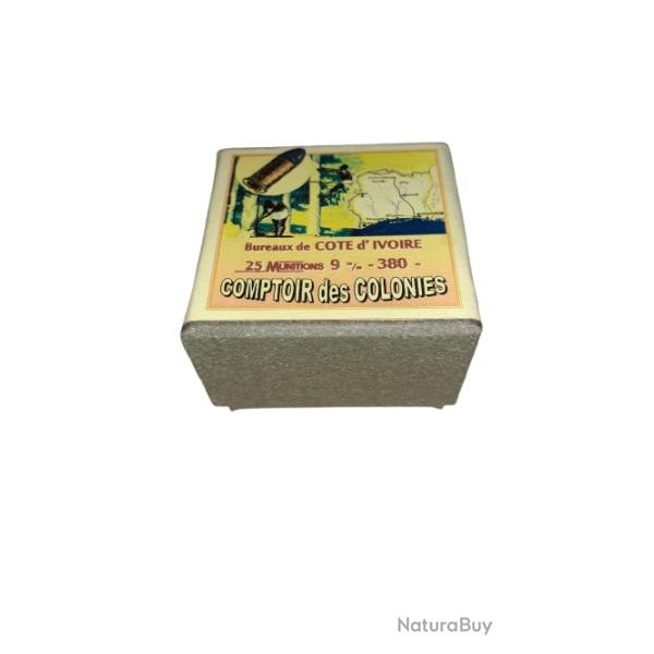 9 mm 380: Reproduction boite munitions (vide) CoCo 9007531