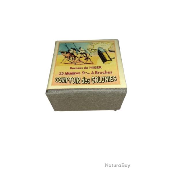 9 mm � Broches: Reproduction boite munitions (vide) CoCo 9007544