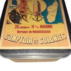 11 mm Marine (Comptoir des Colonies): Reproduction boite munitions (vide) collection Coco 9007592