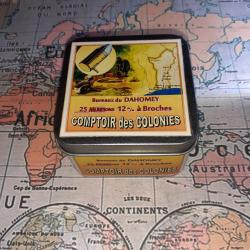 12 mm &agrave; Broches (Comptoir des Colonies / DAHOMEY): Reproduction boite munitions (vide) Coco 9007604