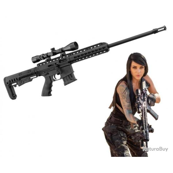 PACK Carabine PALLAS BA-15 NOIR - 22LR + Lunette