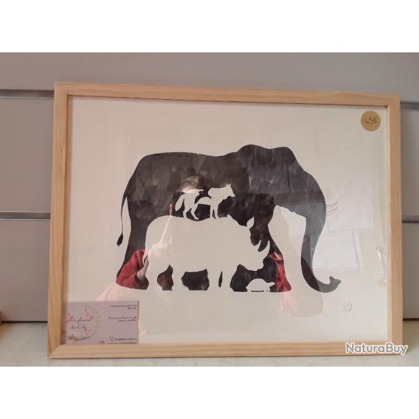 8113 TABLEAUX PLUME DE PIGEON RAMIER "UNE HISTOIRE DE TAILLE" DAUX MANON NEUF