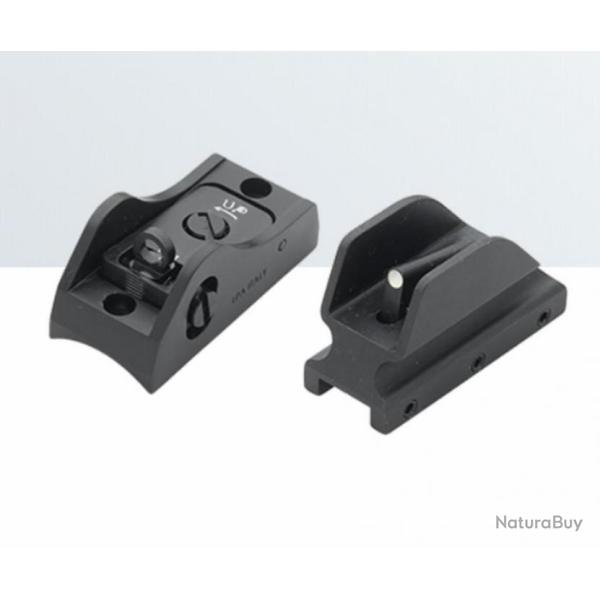 Cran de mire LPA avec dioptre, rampe avec viseur pour Browning - SHB01R