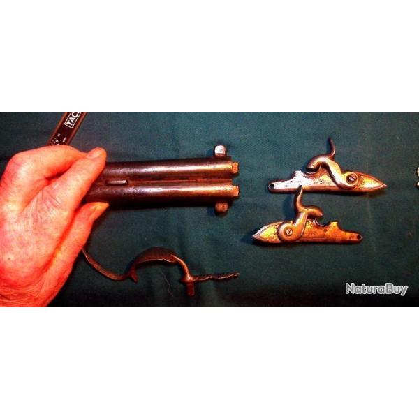 Napol�on III   Magnifique lensemble pour recontonstitions  du pistolet manque la crosse Pl196