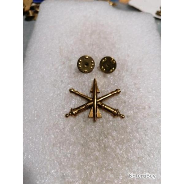 Collars officier armee us ARTILLERY ANTI A�RIENNE ww2 ORIGINAL