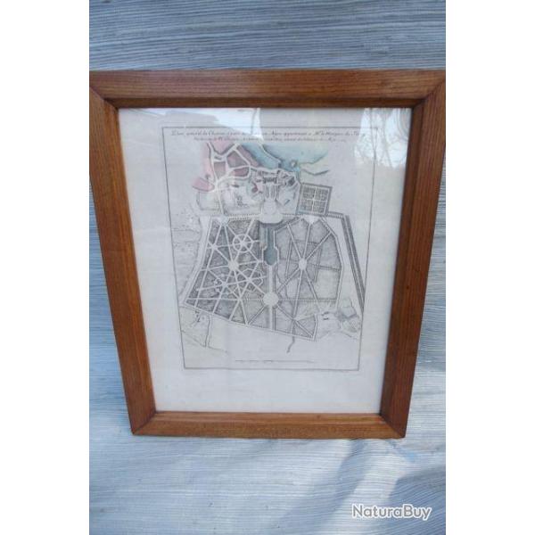 PLAN DU CH�TEAU DE SABLE XVIIIe si�cle.