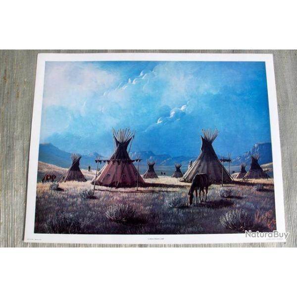 POSTER DU FAR WEST, CAMP SIOUX.