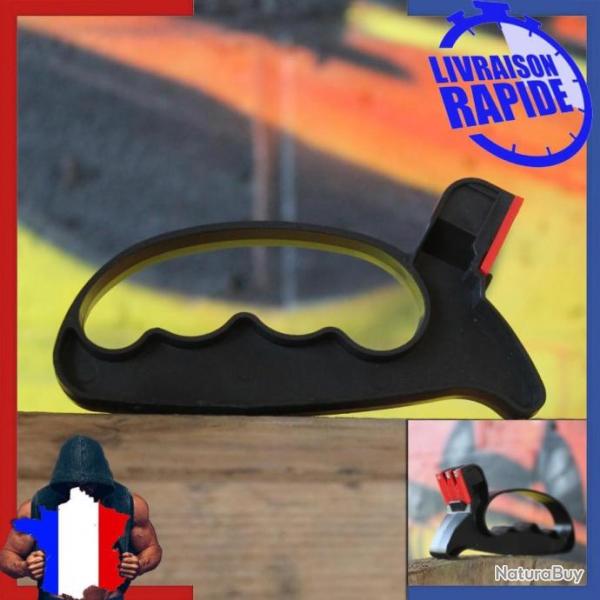 Aiguiseur pour Couteaux 2 en 1 Couteau et Ciseaux avec Poign�e