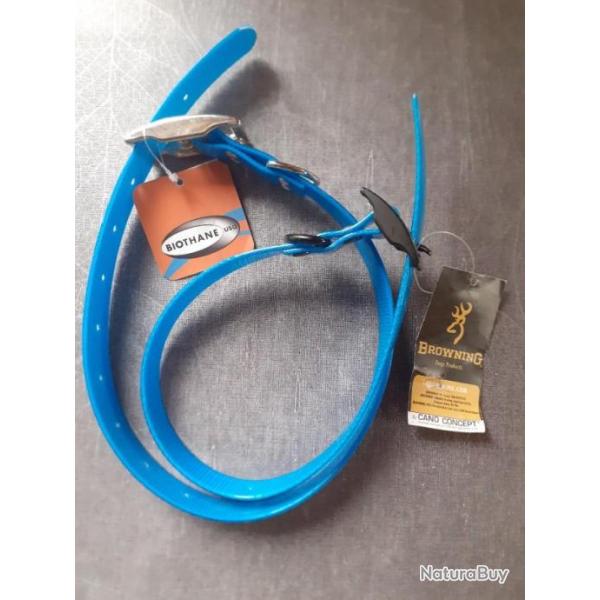 Lot de 2 colliers  Browning souples 40 et 50 cm.