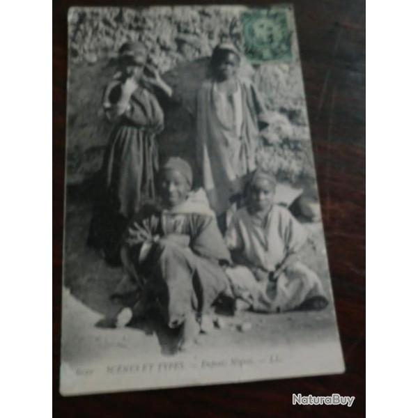 CP PAYS  MAROC  SCENE ET TYPES  ENFANTS