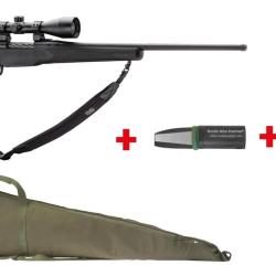 Pack Carabine Mossberg Patriot Sp&eacute;cial Renard Calibre 243Win