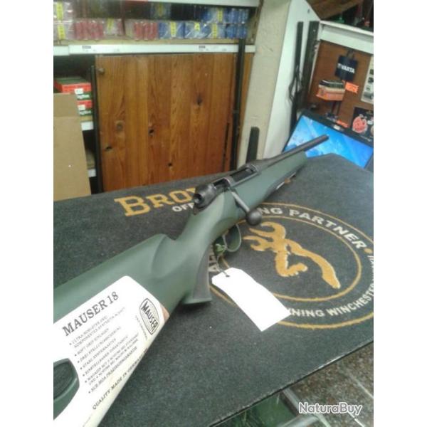 Mauser M18 Wald Jagd neuve en 270Win. canon semi lourd de 19mm