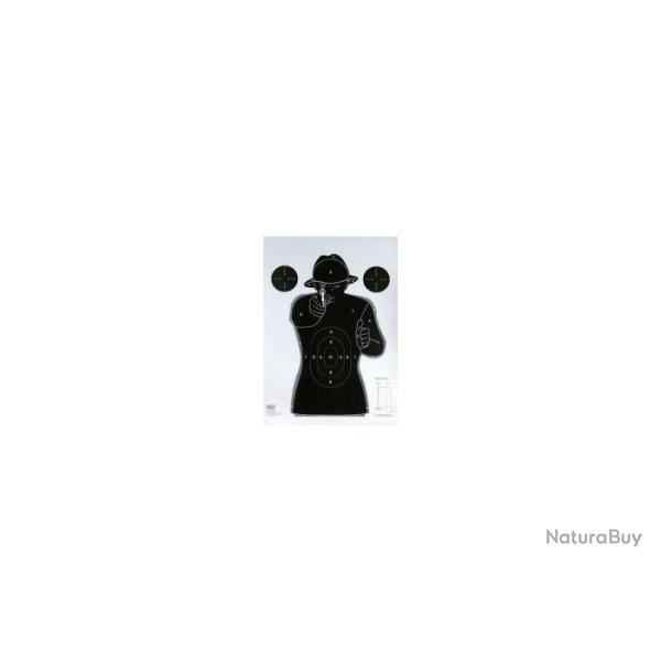 Cible RS Gravolux d'un malfaiteur - 50 x 70 cm - Carton