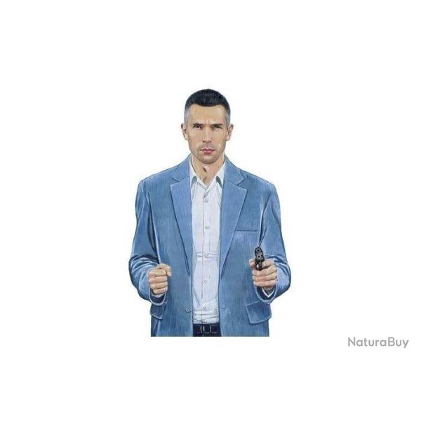 CIBLE GRAVOLUX PJ LIEGES N�5 - 88,5X63,5 CM - PAPIER - L'UNITE